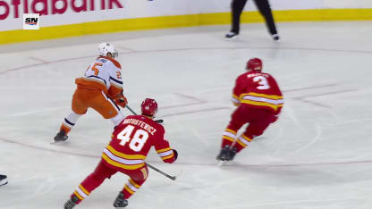 ANA@CGY: Cooley with a great save against Cutter Gauthier