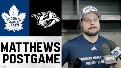 Auston Matthews | Post Game at Nashville Predators | December 20, 2025