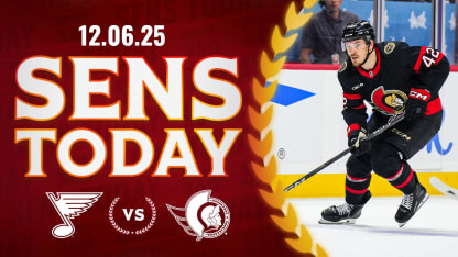 Sens Today: A Dance With The Blues