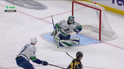 Bryan Rust with a Goal vs. Vancouver Canucks