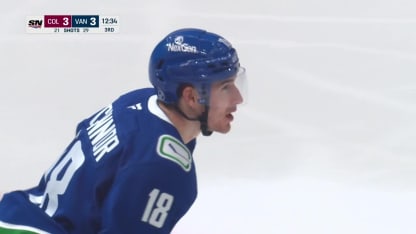 COL@VAN: O'Connor scores SHG against Mackenzie Blackwood