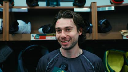 Hughes Pregame vs. Vancouver 4/2