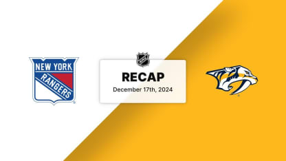 NYR at NSH | Recap