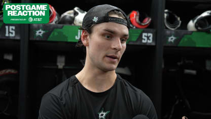 NJD@DAL Postgame: Wyatt Johnston