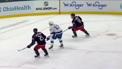 TBL@CBJ: Guentzel scores goal against Jet Greaves