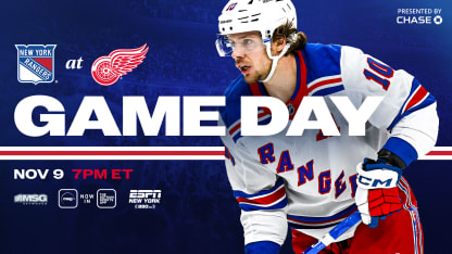 Rangers at Red Wings: Pregame Notes | 11.09.24