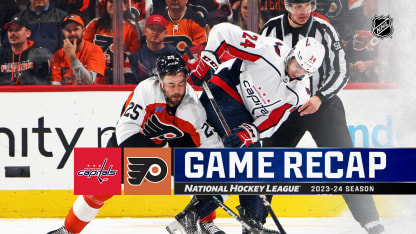 Washington Capitals Philadelphia Flyers game recap April 16