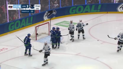 UTA@VAN: DeBrusk scores PPG against Karel Vejmelka