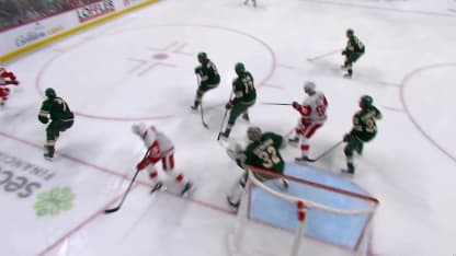 DET@MIN: Edvinsson scores goal against Filip Gustavsson