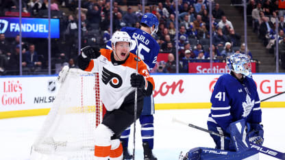 Flyers ja Maple Leafs kulkevat eri suuntiin