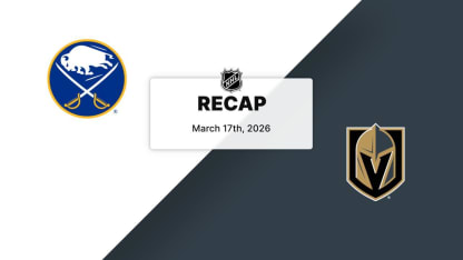 Recap: Sabres at Golden Knights 3.17.26