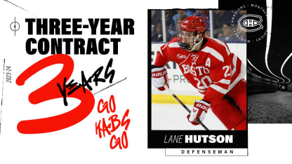 Three-year, entry-level contract for Lane Hutson
