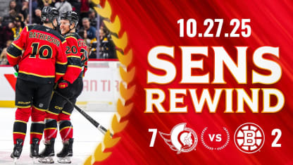 Sens Rewind: Sens Score 7 Goals in Back-To-Back Games