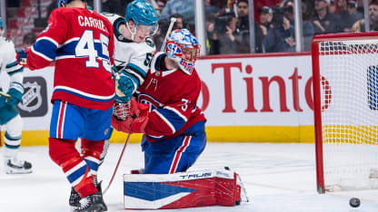 Graf tips puck home at the doorstep