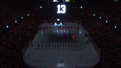 Flames celebrate Johnny Gaudreau