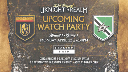 VGK Announce Activations Ahead of Stanley Cup Playoffs, Watch Party at Stadium Swim for Game 1