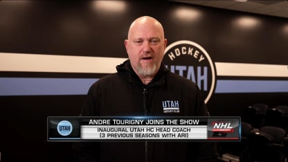 Utah Hockey Club HC Andre Tourigny joins the show