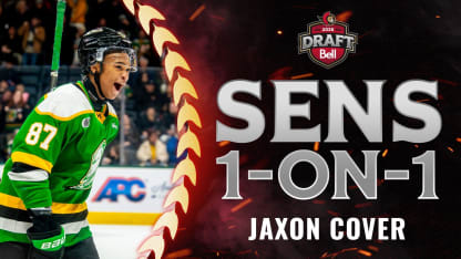 "It was worth the wait": Sens pick Jaxon Cover 32nd