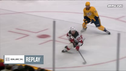 NJD@NSH: Bratt scores goal against Justus Annunen