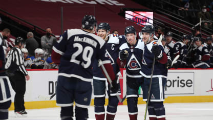 Cale Makar Goal Celebrate St. Louis Blues