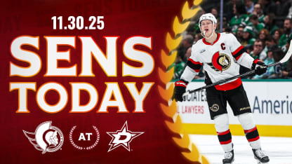 Sens Today: Sens vs Stars Showdown
