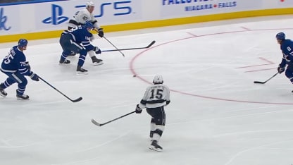 LAK@TOR: Turcotte scores goal against Anthony Stolarz