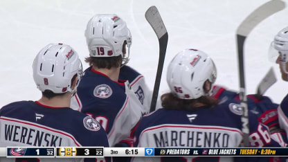 CBJ@BOS: Fantilli scores goal against Joonas Korpisalo