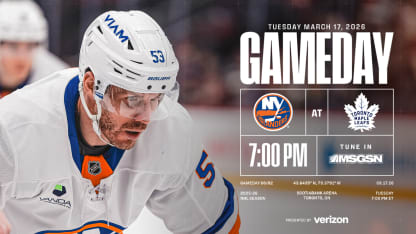 Game Preview: Islanders at Maple Leafs March 17 2026