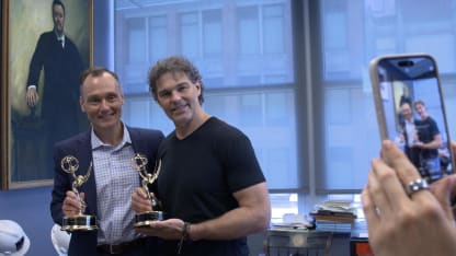 Jaromir Jagr Receives Emmy Award