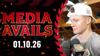 Tim Stützle Pregame Media vs FLA