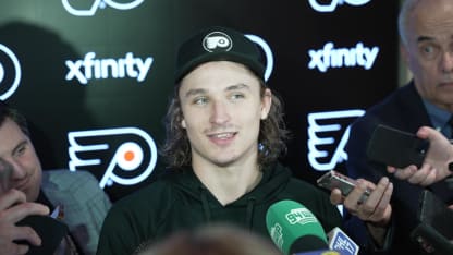 4/13 PHI vs CAR Postgame: Trevor Zegras