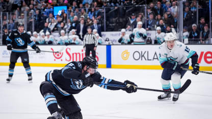 SEA@UTA: Crouse scores goal against Philipp Grubauer