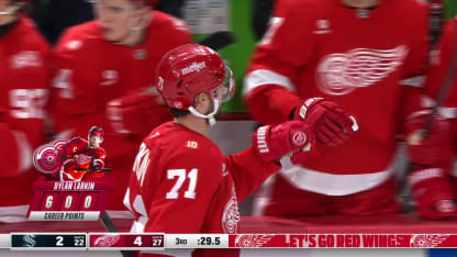 Larkin's 600th NHL point