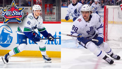 Múltiples estrellas de Vancouver y Toronto al All Star Game 2024 de la NHL