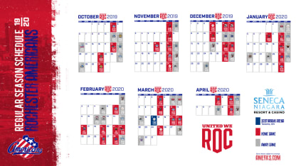 201920 Amerks Schedule Mediawall