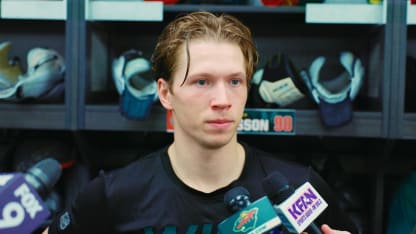 Boldy Postgame vs. New Jersey 1/12