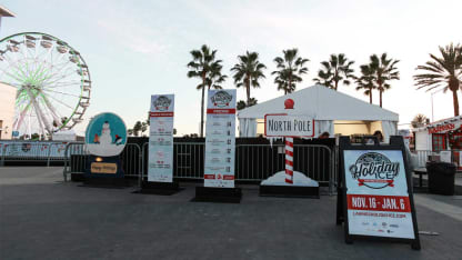 LA Kings Holiday Ice Signage Pike