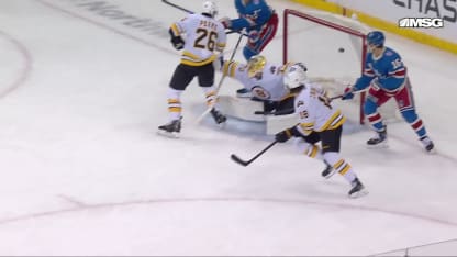 BOS@NYR: Borgen scores goal against Joonas Korpisalo