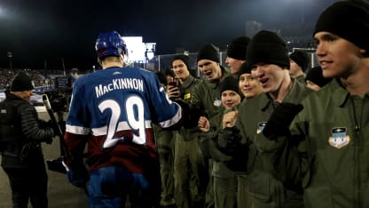 Nathan MacKinnon Cadets Air Force Academy Outdoor Game Stadium Series