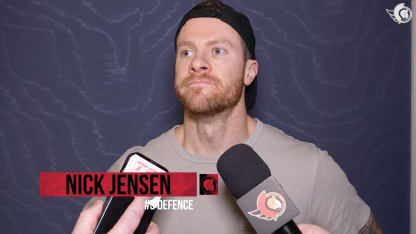 Nick Jensen Pregame Media vs STL