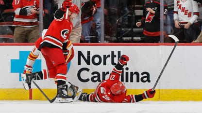 Calgary Flames Carolina Hurricanes game recap November 30 2025