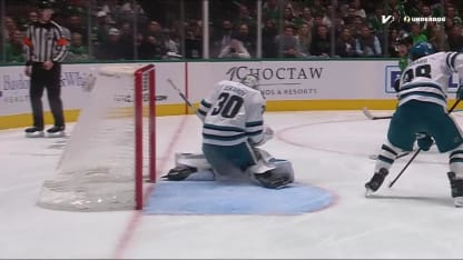 SJS@DAL: Steel scores goal against Yaroslav Askarov