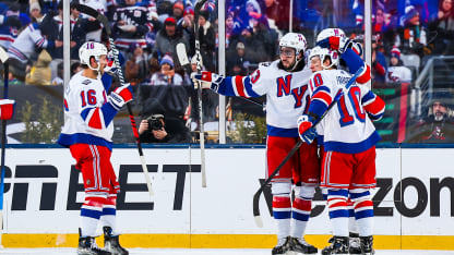 Résumé du match Rangers Islanders Série des stades LNH 2024