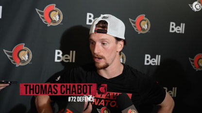 Thomas Chabot dispo médias après le match contre NYR