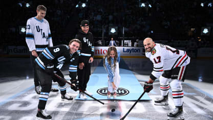 The inaugural puck drop in Utah 