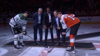 Flyers hold ceremony prior to Ed Snider Legacy Game