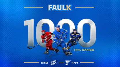 Celebrating Justin Faulk's 1,000 games