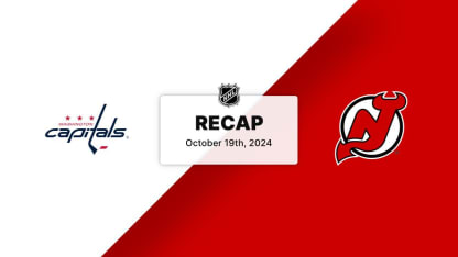 Capitals at Devils 10.19.24