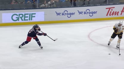 BOS@CBJ: Marchment scores goal against Joonas Korpisalo