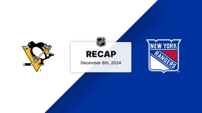 PIT at NYR | Recap